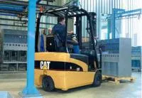 Вилочный электропогрузчик CAT EP16 CPNT 1600 кг, 4750 мм, смещение, суперэластик