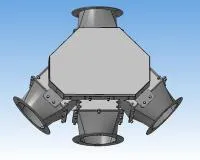 Клапан регулирующий с электрическим приводом модели 3FK 250 45