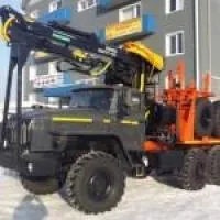 Лесовозный автопоезд Урал 2019 г.в. с КМУ Велмаш