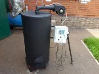 Котел двухоборотный на отработанном масле НУР-30 30-35кв/т