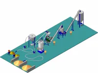 Комплекс по производству гранул до 1 т/час