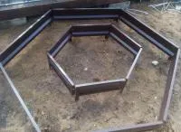 Клумба 6 граней, 0.5м секция