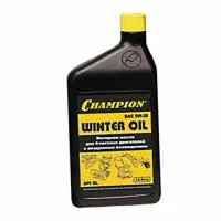 Зимнее масло для 4-тактных двигателей минеральное Champion SAE 5W30, 1 л., 952811