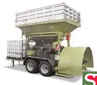 Плющилка мобильная вальцовая влажного зерна с прессом ROmiLL CP2 PLUS