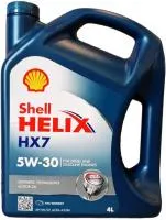 Масло SAE 5W30 HELIX HX7 (4л.) SHELL API SN/CF (п/синт.)