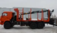Сортиментовоз с краном-манипулятором на шасси КамАЗ-43118