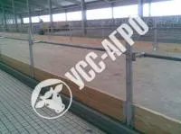Простое продольное ограждение кормового стола КРС