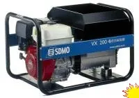 Бензогенератор с функцией сварки SDMO-VX200/4 HC