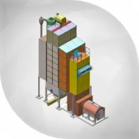 Зерносушилка шахтная Р1-СЗГ на газовом топливе