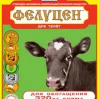 Кормовая добавка в гранулах Фелуцен для телят