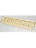 Кормушка - поилка для птицы с решеткой, длина 50 см