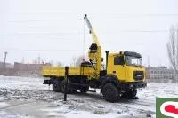 Бортовой Урал 4320-4952-82E5 с КМУ АНТ 20-5ТЛ (бур, люлька, тросовый)