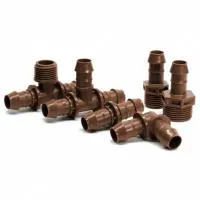 Teco #104564 - адаптер капельной линии 17 мм. ? ?" нар. резьба /пакет 25 шт./