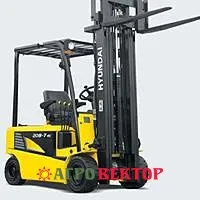 Электропогрузчик четырехопорный Hyundai 18B-7 V330
